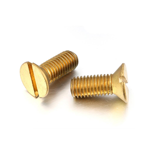 Tornillos de Cabeza Avellanada de Latón de Primera Calidad para Madera, Metal y Aplicaciones de Fijación Industrial - Product Image 1