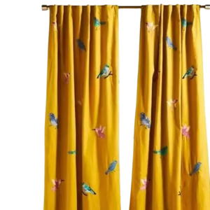 Rideaux de lit à double couche 100 % coton occultants et voilages, avec volants élégants, ignifuges, pour mariages, hôtels et bureaux (ensemble complet) - Product Image 2