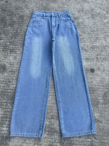 Jean évasé baggy pour femme, best-seller, dernière collection, soldes, mode été, grandes tailles pour adultes - Product Image 4