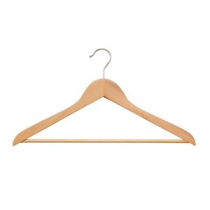 Percha Clásica de Madera con Superficie Pulida para Camisas, Pantalones, Chaquetas y Organización Ordenada del Armario - Product Image 6