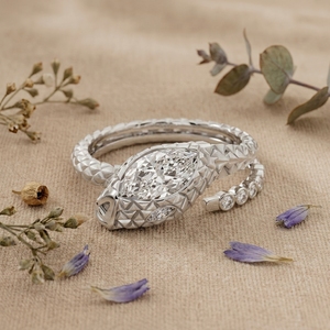 Lab Grown Marquise Diamond <b>Ring</b> <b>Set</b> Geometric Textured Band 14K 18K White <b>Gold</b> Rhodium Plated Modern Bridal Engagement <b>Ring</b> IGI - Product Image 1