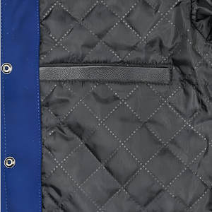 Chaqueta Varsity Sólida de Alta Calidad para Hombre con Bordado de Letras, Cuello Alto, Estilo Casual Urbano, Nuevo Diseño de Béisbol - Product Image 5