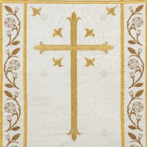 Luxury Orthodox Catholic Church Processional <b>Banner</b> Gold Bullion Wire Embroidered <b>Banners</b> - Product Image 5