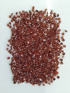Granate rojo natural de 2.5 mm, corte princesa cuadrado, piedra preciosa suelta de la mejor calidad para la fabricación de joyas. - Product Image 2