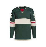 Seragam Kandang Edmonton 2026, Jersey Hoki Es yang Dapat Dikustomisasi, Bordir, Layanan OEM Tersedia, Ukuran Besar Pakistan