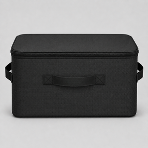 Sac de rangement pour chaussures de golf en tissu Oxford bleu marine léger et personnalisé avec compartiment séparé pour chaussures, plusieurs compartiments, option logo - Product Image 2