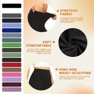 Leggings de yoga taille haute pour femmes, extensibles, pour l'entraînement, la gym, la course et le fitness, doux, respirants, vêtements de sport, export en gros - Product Image 6