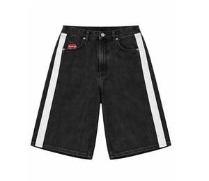 Shorts en jean décontractés pour homme, coupe ample, taille élastique, respirants, écologiques, longueur genou - Product Image 5