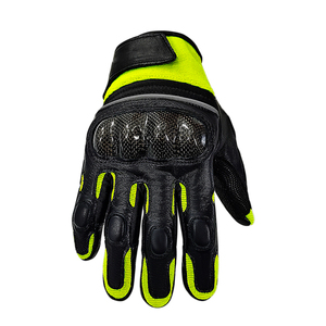 Gants de moto haute performance en cuir véritable 100 %, design haut de gamme, respirants et à séchage rapide - Product Image 3