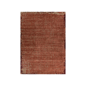 <b>Hand</b> <b>Tufted</b> Wool and Viscose Rust Rectangle <b>Rug</b> Premium Quality Handmade Area <b>Rug</b> - Product Image 1