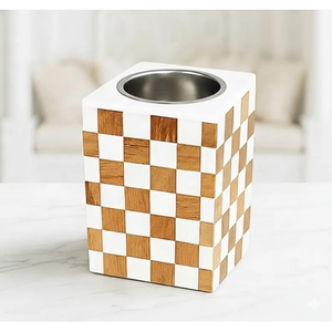 Quemador de Incienso Portátil, Ecológico y Duradero, de Madera y Resina, Quemador de Incienso Aromático de Madera Natural - Product Image 1