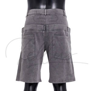 Shorts en jean pour homme, couleur unie, sur mesure, nouveau style, haute qualité, confortables et décontractés, en vente. - Product Image 6