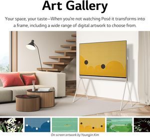 Televisor Inteligente OLED de 55 Pulgadas, Serie Objet Collection Pose, 4K, 55LX1QPUA (2022) - Product Image 4