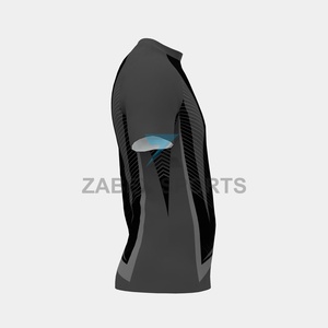 OEM/ODM Custom Front Logo Men's MMA Rashguard Compression <b>Shirt</b>-Spandex/Polyester Fitted Elastic Fit - Product Image 3