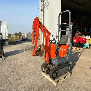 ¡Gran oferta! Miniexcavadora de orugas usada KUBOTA K008-3 con motor y engranajes, 3 años de garantía, alta eficiencia para movimiento de tierras y construcción. - Product Image 4