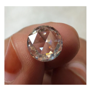 2023 Venta superior en moissanita de corte Rosa Blanca Diamante de corte Rosa facetado disponible en cantidad a granel a precios competitivos - Product Image 2