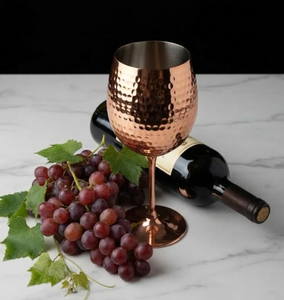 Elegant Look Metal Wine <b>Goblet</b> Engraved Design Bronze Metal Chalice Best Quality Vintage Design <b>Goblets</b> at Reasonable Price - Product Image 1