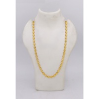 Collier plaqué or pour femmes à la mode conception simple chaîne épaisse chaîne de mode bijoux à la mode chaîne épaisse en plaqué or