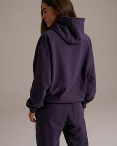 Conjunto Deportivo Casual de Felpa Premium para Mujer: Sudadera Oversize y Pantalones Anchos - Product Image 6
