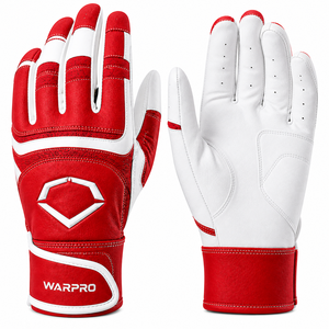 2026 New Arrival Logo Baseball Batting Gloves Leather Non-Slip Grip Right-Hand Adult Soft Comfortable Professional Sports Glove - Product Image 1