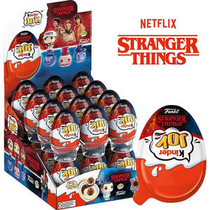 Venta al por mayor de fábrica: Huevos de chocolate sorpresa Kinderr Joy con licencia de Stranger Things de Netflix, T1x72g, regalo para niños, juguete, dulces, suministro a granel. - Product Image 1