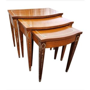 Multipurpose Wooden <b>Nesting</b> <b>Tables</b> For Coffee Area Sofa Corner Bedroom Lounge Office And Home Interior Use - Product Image 1