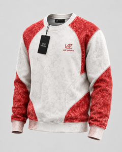 Sweat-shirts OEM personnalisés à manches longues, effet délavé, pour homme, hiver, haute qualité, coupe oversize, coton/polyester, imperméables et coupe-vent - Product Image 3