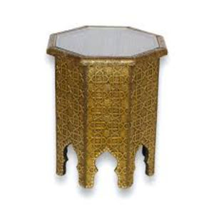 Mesa marroquí de metal de calidad superior, estilo rústico vintage, diseño artístico, aspecto atractivo, para el hogar, hotel, sala de estar, al precio más bajo. - Product Image 6