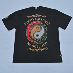 T-shirt d'été pour homme en coton tricoté 100% de haute qualité, respirant, coupe classique, confortable, personnalisable, vente en gros - Product Image 6