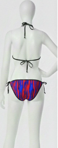 Bikini Triangular con Estampado Sexy Sublimado al por Mayor para Mujer - Product Image 4