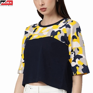 T-shirt court pour femme à prix abordable, élégant, respirant, confortable, idéal pour le sport et les loisirs. - Product Image 1