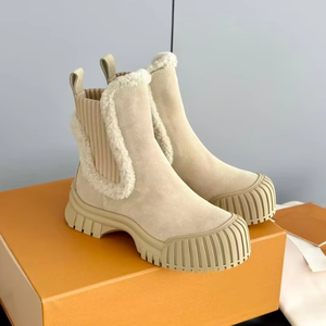 Botas de Nieve de Lujo para Mujer Louis Vuitton 2025 - Nuevo Estilo de Diseñador, Cálidas, de Plataforma, con Forro de Peluche, Calidad y Comodidad - Product Image 5