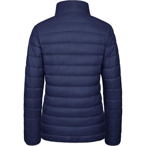 Chaqueta Acolchada Ligera para Mujer, con Capucha y Cremallera Completa, Cuatro Bolsillos, Transpirable e Impermeable, Color Azul Marino - Product Image 4