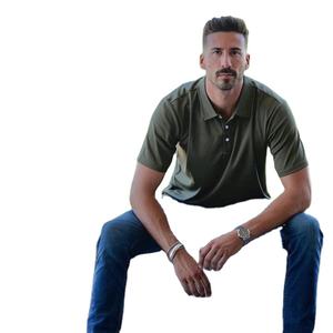 Verano cocodrilo nuevo polo de los hombres anti pilling Polo cuello manga corta casual negocios moda slim fit Polo de los hombres - Product Image 3