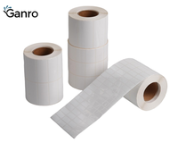 Etiqueta Térmica Directa Personalizada Zebra 32x19 32x25, Papel Adhesivo Blanco, Etiqueta de Código de Barras Personalizada