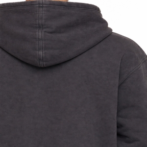 Sudadera con capucha para hombre, de color liso, con cremallera frontal completa, forro polar cálido, cómoda, informal, de tela resistente, corte holgado. - Product Image 6
