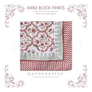 Pareo de algodón vintage verde y color óxido quemado con estampado a mano para mujer, ligero, ideal para bikini, playa y resort de verano. - Product Image 3