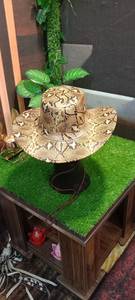 Sombrero de Vaquero de Cuero con Borde Ancho y Patrón de Piel de Serpiente, Estilo Occidental, Accesorio de Disfraz para Fiestas de Cuatro Estaciones, Unisex - Product Image 2