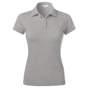 Polo pour femme avec logo personnalisé, coton premium, vêtements décontractés, approvisionnement en gros, fabrication américaine - Product Image 1