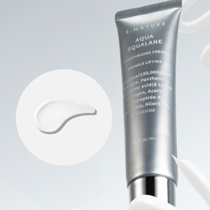 Crema Hidratante S. Nature AQUA SQUALANE 60mL, Crema Coreana para el Cuidado de los Poros, Escualano Vegetal 150,00ppm, Hidratante Facial - Product Image 3