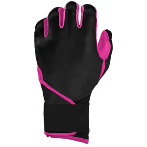 Gants de frappe de baseball d'extérieur, ajustables, antidérapants, avec paume en cuir, pour l'entraînement sportif et la pratique du frappeur - Product Image 2
