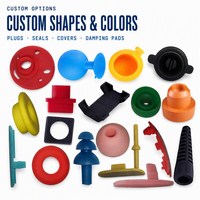 Pièces en caoutchouc silicone moulées sur mesure, bouchon en silicone, joint d'étanchéité, tampon amortisseur, étanche, anti-poussière, antichoc