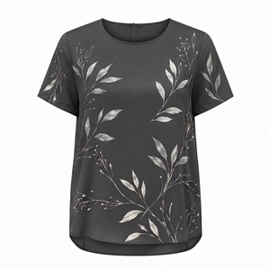 Nouveaux T-shirts décontractés pour femmes, personnalisables, de haute qualité, 190 g, été, confortables et doux, vente en gros à prix réduit - Product Image 4