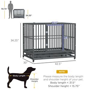 Recinto per Cani XXL in Rete Saldata, Gabbia Grande per Esterni con Motivo Animale per Allevamento e Gatti - Product Image 2
