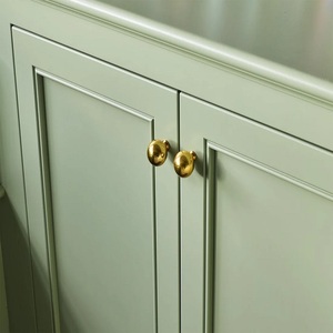 Poignée de meuble moderne en laiton, finition dorée brillante de haute qualité, écologique, pour la maison et le bureau, Desser Darware - Product Image 6