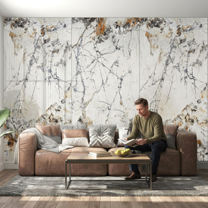 Mica Rock High Brillant Grand Format 1600x3200mm Carreaux de porcelaine en pierre frittée émaillée Poli Comptoir Table Cuisine extérieure - Product Image 4
