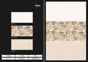 Azulejos de Cerámica Mate de Primera Calidad, 30X60CM, Diseñados para Salas de Estar, Baños y Cocinas Elegantes, Antideslizantes y Resistentes a la Decoloración - Product Image 5