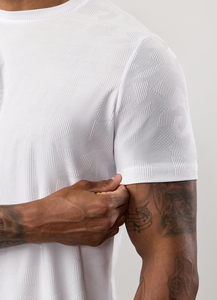 Wholesale Custom High Quality Plain White 100% Cotton T Shirt Heavy Weight Oversized Luxury <b>Tshirt</b> for Men - Product Image 4