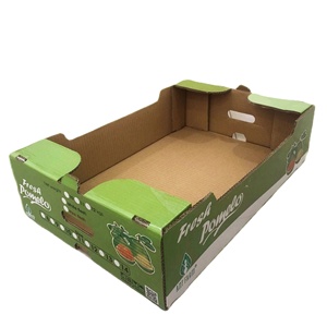 กล่องกระดาษวัสดุรีไซเคิลกล่องกระดาษเคลือบเงาหนาสำหรับบรรจุภัณฑ์ผลไม้จัดส่งต่ำผู้ผลิตในเวียดนาม - Product Image 4