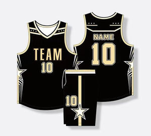 Uniforme de basket-ball d'équipe personnalisé entièrement sublimé, unisexe, respirant, vêtements de sport athlétiques - Product Image 2